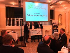 Erhvervsprisen 2018 gik til Preben Andersen Vognmands- og Renovationsforretning ApS!